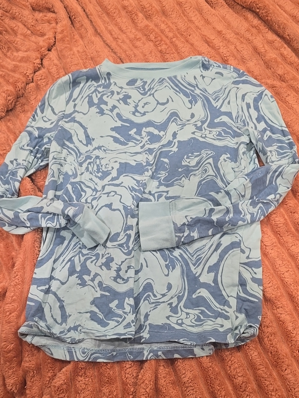 ❤️10/$10 Kids' Blue Marble Long-Sleeve Tee